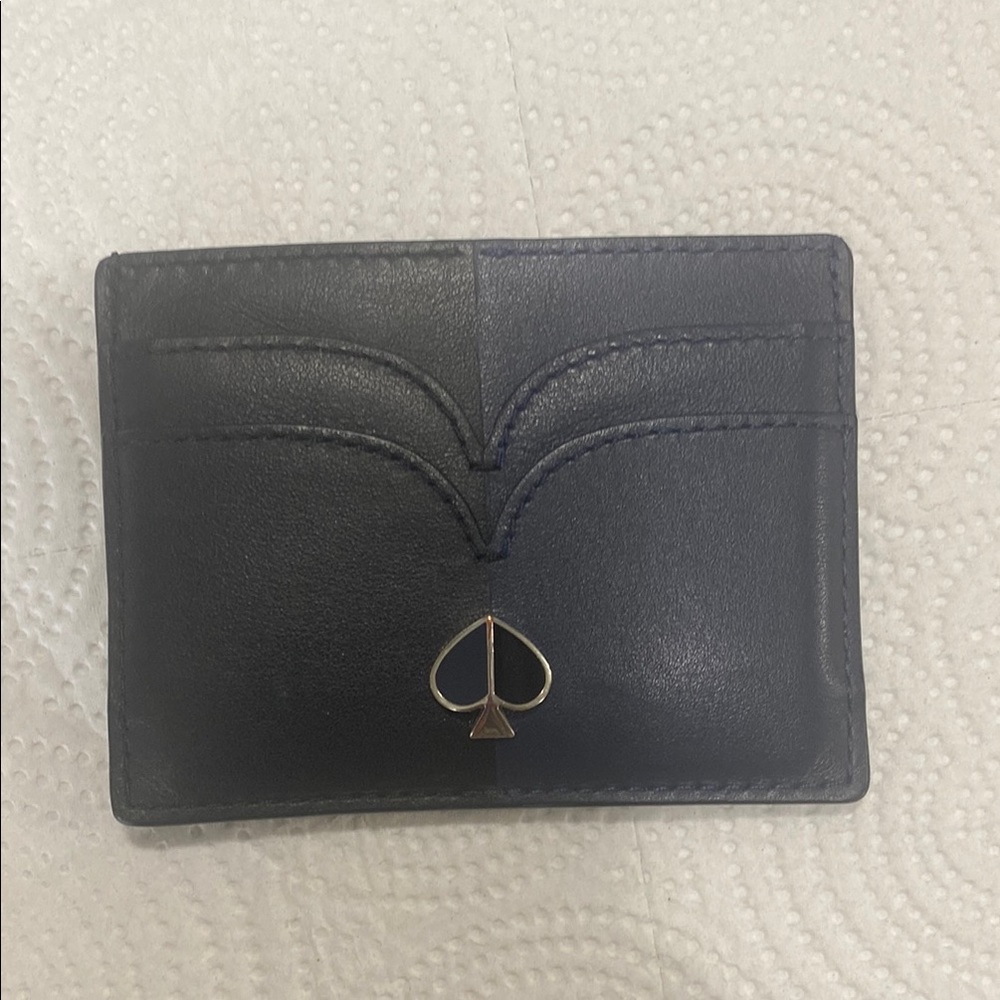 Kate Spade Black Leather Card Holder